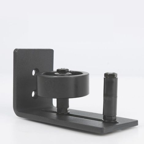 BEBUSINGOTO 1 Pièces Multifonctionnel Guide de Plancher Bas de Porte de Grange Rouleau Réglable Guide au Sol pour Portes Coulissantes (1/5)