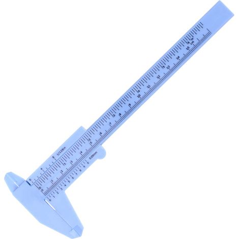 Pied à coulisse en plastique 150 mm, précision de 0,5 mini outil (1/5)
