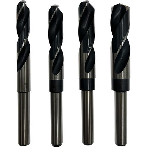 Jeu de forets à métaux 4 pièces (14 mm, 16 mm, 18 mm, 20 mm)- Meche metal de haute qualité, acier rapide - précis & centré, Foret hélicoïdaux - Jeu de mèches résistant à la rupture (1/3)