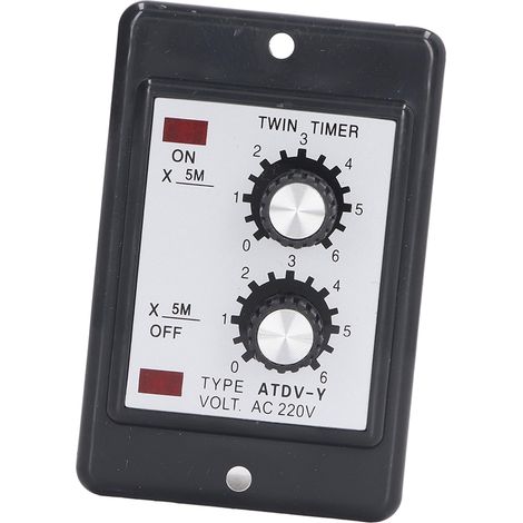 Contrôleur de cycle alternatif 30M, relais temporisé à double cycle, 1 contact NO, 1 contact NF, 220 V CA, 5 A