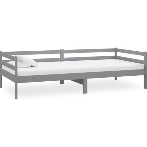 Maison Exclusive - Tagesbett Grau Massivholz Kiefer 90x200 cm