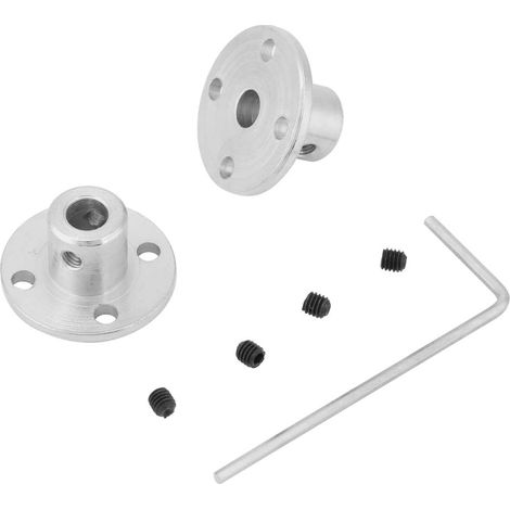 accouplements à bride rigide M3 pour arbre moteur, connecteur d'accouplement, diamètre intérieur 5 mm, diamètre extérieur 10 mm (1/5)
