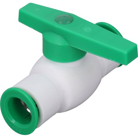 10 Pièces Raccord à Bille Droit PPR 20mm pour Tuyauterie Eau Chaude et Froide (1/5)