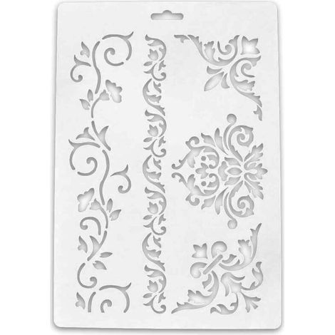 Bricolage Artisanat Fleur Pochoir Pour Peinture Scrapbooking Gaufrage DéCoratif Papier Cartes Album ModèLe (1/5)