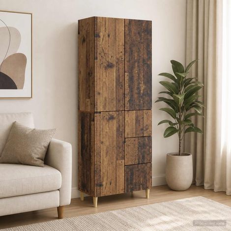 vidaXL Schrankset 2 pcs 66 x 34,5 x 90 cm Holzwerkstoff (1/5)