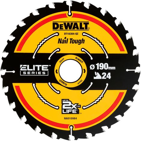 DeWALT ELITE Kreissägeblatt 190 x 30 mm 24 WZ (1/3)