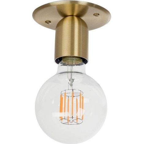 Belid Regal - Plafonnier Globe à 1 Lumière, Laqué Laiton, E27
