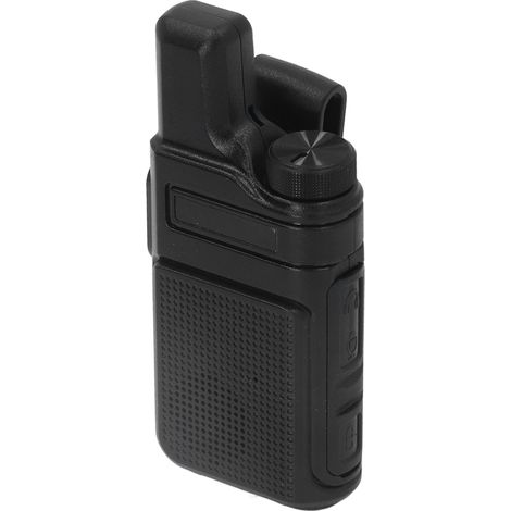 Talkie-walkie UHF 400-470 MHz, 80 canaux, mini radio bidirectionnelle pour la gestion de la sécurité des propriétés (1/5)