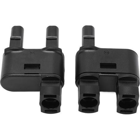 2PCS Connecteur Photovoltaïque 2 en 1 pour Câble DC - Jonction Série Panneau Solaire