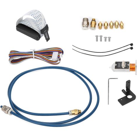 Automatischer Nivellierungssensor (weiß) mit PTFE-Schlauch und Messingdüse für 3D-Drucker Ender-3