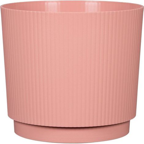 Cache-pot rond - GARDEN ID - Lino - Ø 25 - 7 L - H 22 cm - Rose