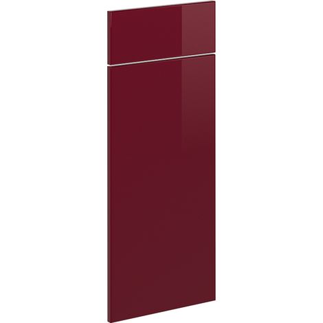 Façade de cuisine R-Line, Rouge brillant, 29.6x70.8cm façade de meuble pour meuble bas à tiroirs, Vicco (1/5)