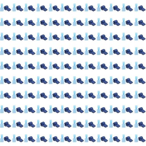 120 Paar TTap-Schnellverbinder, Crimp-Anschlussset für die Verkabelung, blaues Sortiment (1/4)