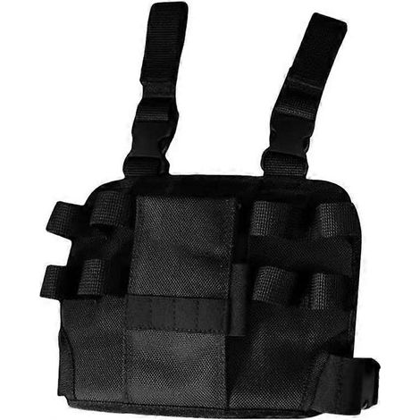 Pochette ceinture mécanicien auto en toile Oxford, sac d'électricien avec outils, noir, ceinture ventrale pratique (1/5)