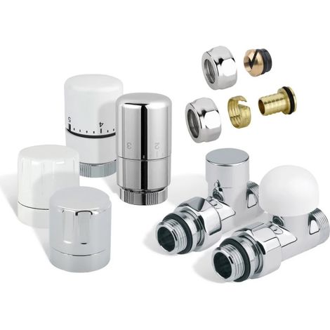KIT RACCORDEMENT CLASSIQUE DROIT CHROME THERMOR 498035