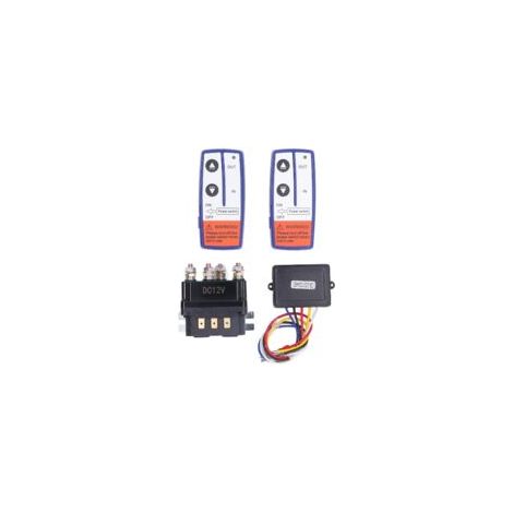 Kit de relais de treuil 12V 250A Interrupteur télécommande Pour VTT, motoneiges, tracteurs Performances étanches et faible consommation