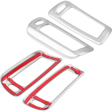 Paar Zierrahmen für B-Säulen-Lüftungsschlitze, Kunststoff-Innenausstattung für Mercedes S-Klasse W222 2014-2017, Chrom-Finish, 2 Stück. (1/5)