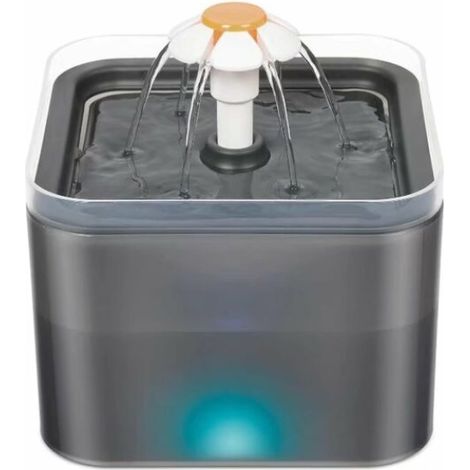 Fontaine à Eau pour Chat Chien avec LED, Distributeur Eau Automatique Ultra Silencieuse Capacité 2L (1/5)
