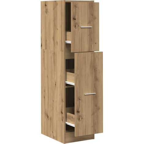 Maison Exclusive - Armadietto da Farmacia Rovere 30x41x118 cm in Truciolato