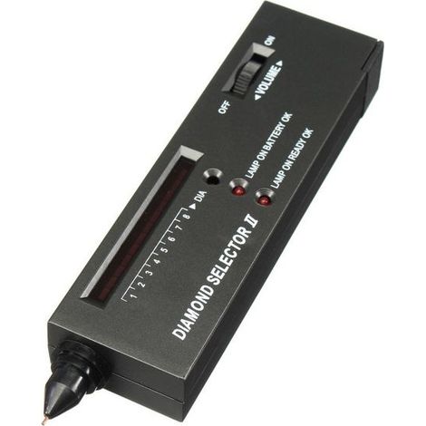 Stylo testeur de pierres précieuses diamant outil de sélection de pierres précieuses Portable indicateur LED outil de test de bijoux précis et fiable 1pc (1/5)