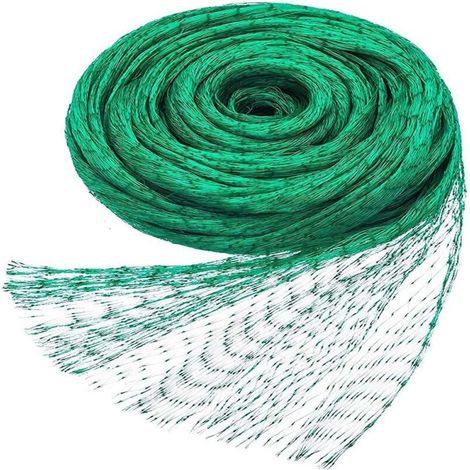 Lntyq Filet de jardin pour oiseaux pour jardinage extérieur Clôture en maille pour vignoble, fruits, légumes, fleurs, plantes, clôture d'étang réutilisable 4 x 6 m (1/5)