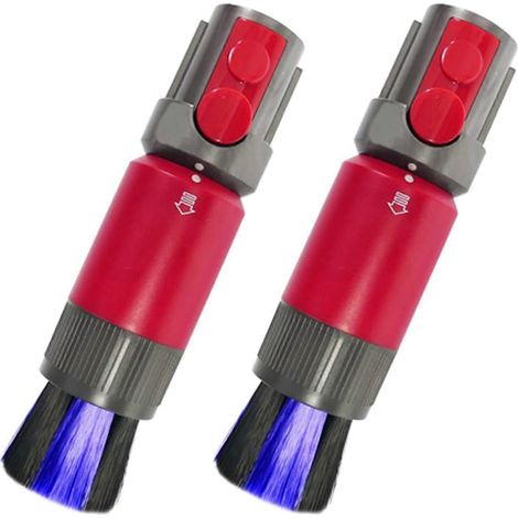 Lot de 2 brosses à poussière sans traces compatibles avec les aspirateurs V7, V8, V10, V11 et V15 - Accessoire de rechange pour dépoussiérage (1/5)