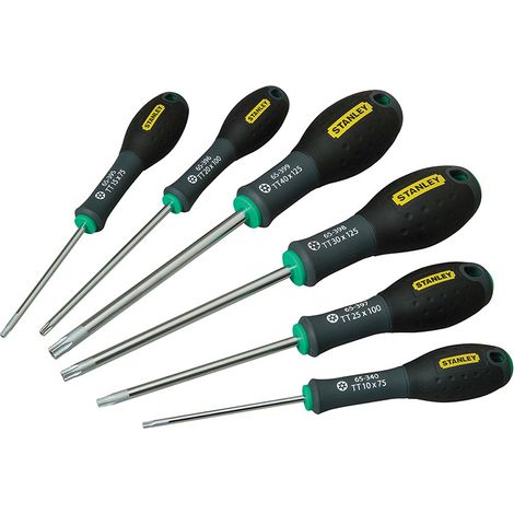 Stanley FatMax Tamper-Resistant 6-Piece Torx Screwdriver Set (Model 0-65-099)