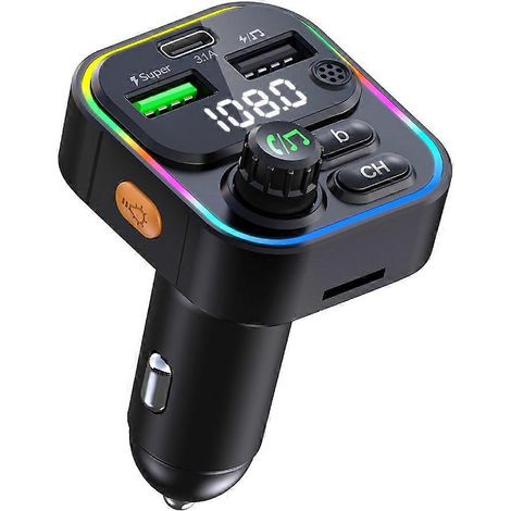 Radioadapter-Freisprecheinrichtungsset für das Auto, kabelloser MP3-Player, FM-Sender und -Empfänger