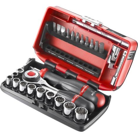 FACOM Steckschlüssel-Set 1/4 6-Kant, 28-tl