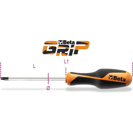Beta 1267TX 10 - Chiavi maschio con impugnatura per viti con impronta Torx