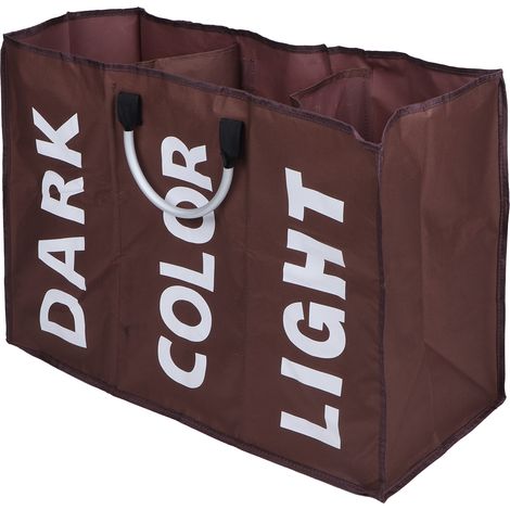 Panier à linge pliable et imperméable pour le rangement des vêtements, organisateur de style café (1/5)