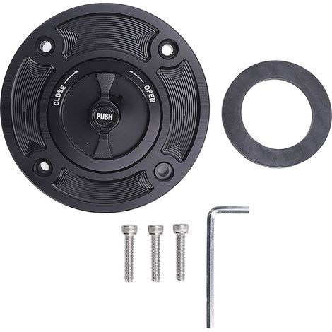 Bouchon de réservoir de carburant de moto en alliage d'aluminium CNC, couvercle de remplacement pour TL1000S TL1000R GS500 GS600F GSF1200 Bandit 1200 (1/5)