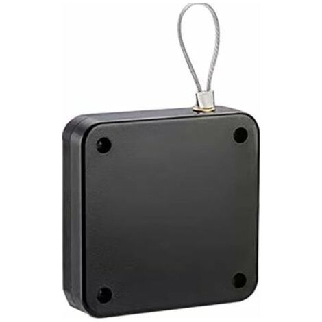 QORVA-Ferme Porte Automatique,Ferme-Porte Silencieux à Cordon,Porte Coulissante Tampon MéNager Porte Coulissante,Pas De PoinçOnnage,Portant Environ 20 Kg,Ferme-Porte RéGlable,Fermeture Automatique