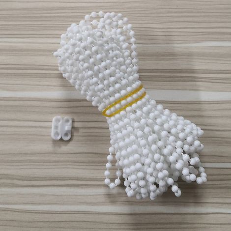 10 Meter lange Perlenjalousie mit einem Perlenverschluss Perlenvorhänge aus Kunststoff, Rollos, Jalousien, transparente Vorhänge, Raffrollos, Perlenketten. (1/5)