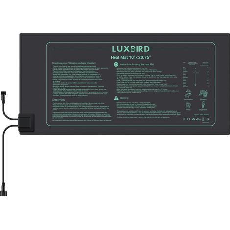 Kit d'Extension pour Tapis Chauffant Horticole, Tapis Supplementaire de Raccordement en Parallele pour Semis, Culture en Serre et Terrarium, 52 x 25 cm (1/4)
