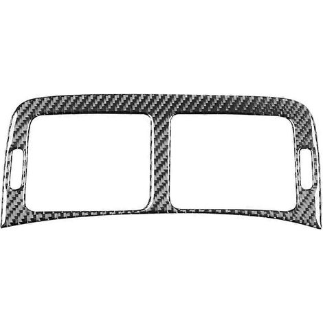 Garniture de couvercle de ventilation de climatisation de console centrale en fibre de carbone (1/5)