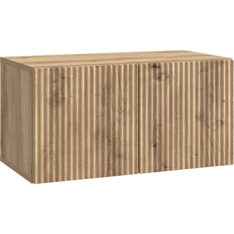 vidaXL Mobile Porta TV da Muro Rovere Artigianale 59,5 x 31 x 30