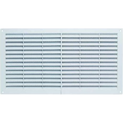 Griglia di aerazione rettangolare in plastica (abs) : Dimensione - 230x430 pass.aria cm2 468