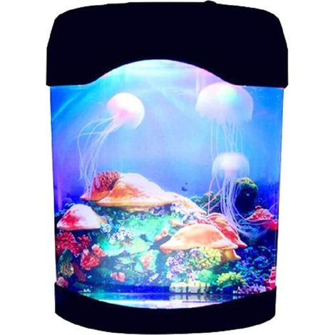 Oasis Océanique : Aquarium artificiel, éclairage décoratif facile à installer, stimulation sensorielle pour une ambiance apaisante dans la chambre, idéale pour la famille ou comme cadeau. (1/5)