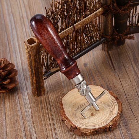 Biseauteur pour Cuir, Outil de Finition des Bords en Maroquinerie
