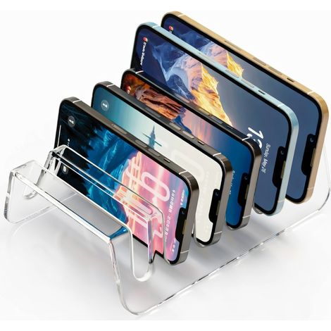 Support de rangement de téléphones en acrylique transparent transparentU 6 (1/5)