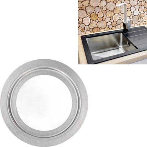 Broyeur de déchets alimentaires, adaptateur de cuisine de 140 à 110 mm de diamètre, accessoires réducteurs d'évier en acier inoxydable (1/5)