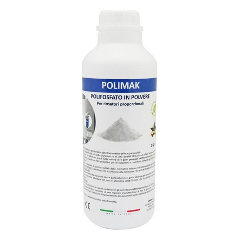 FLACONE DI POLIFOSFATO IN POLVERE PER DOSATORI- 1 kg- DH- pezzi 1