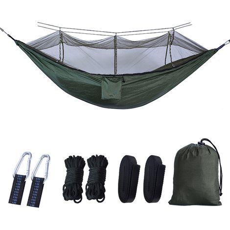 Hamac de camping extérieur avec moustiquaire en tissu (1/5)