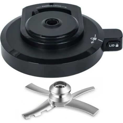 Ecleanfy-Couvercle extérieur de bol avec pale pour sorbetière Ninja NC301/NC300, couvercle de rechange réutilisable sans BPA, accessoire Creami compatible avec les séries Ninja NC299AMZ/NC301/NC300/NC (1/5)