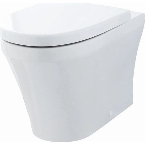 Hudson Reed Luna Back To Wall Toilet - Soft Close Seat (1/4)