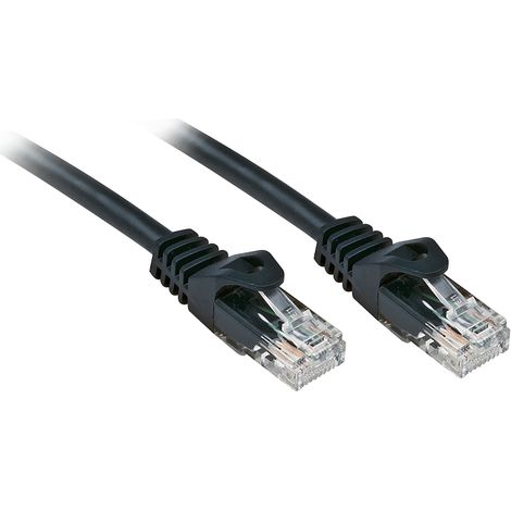 Cable de Red Rígido UTP Categoría 6 LINDY 48194 Negro 3 m 1 unidad