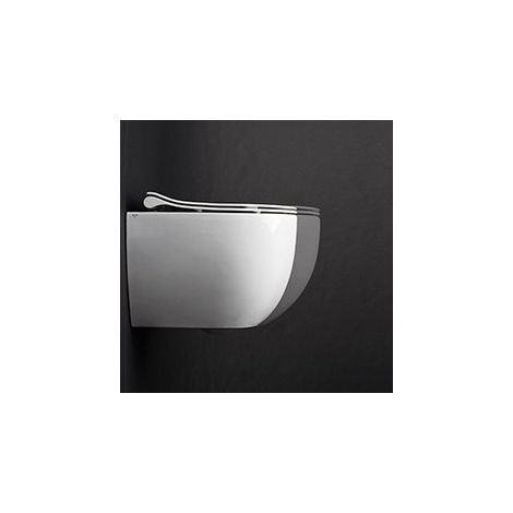 BLOC WC MINI CIOTOLA SUSPENDU AVEC ABATTANT SOFT CLOSE NO RIM - CRISTINA ONDYNA WCI3291 (1/2)