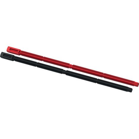 TECE Betätigungsstangen-Drückerstangen rot und schwarz für Spülkasten, 9820022