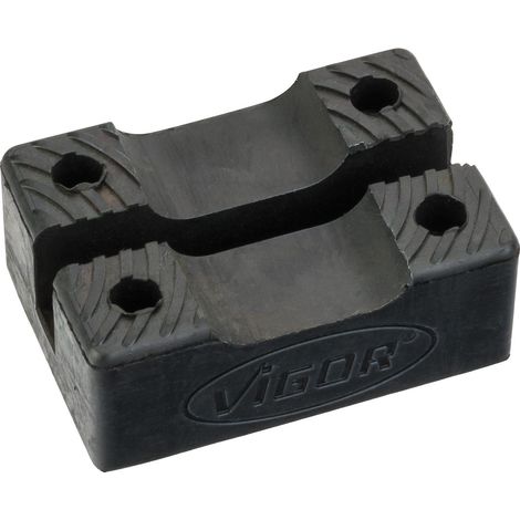 Vigor – Coussin en caoutchouc pour chevalet de levage 3 t – Support en caoutchouc – V2762